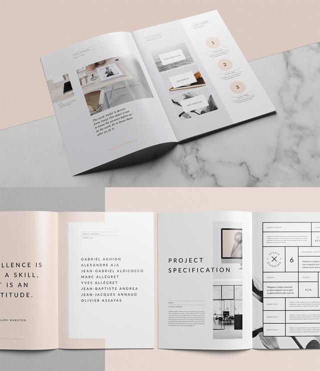 20款現代風格畫冊設計欣賞/折頁設計-畫冊  第12張