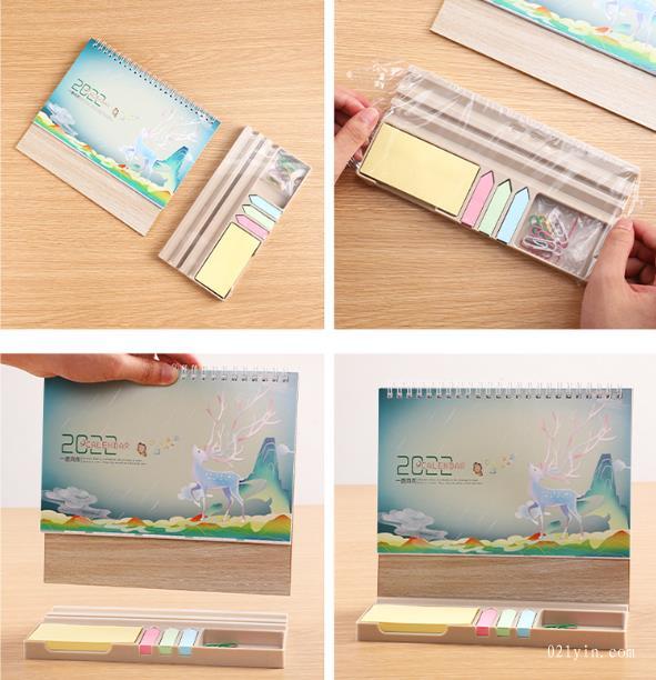 現貨臺歷批發商務簡約創意橫式臺座日歷辦公便簽豎式計劃日程表  第5張