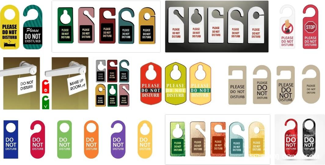 國外設(shè)計(jì)酒店掛卡印刷  第2張