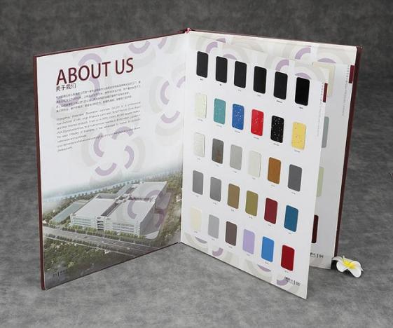 上海專業建材色卡樣本印刷_支持潘通色匹配_符合建材行業標準